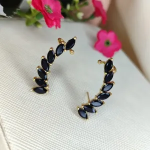 Brinco Ear Cuff Pedra Preta