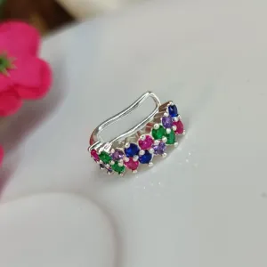Piercing Fake Cruzado Color