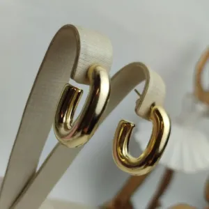 Brinco Elisa Banhado a Ouro