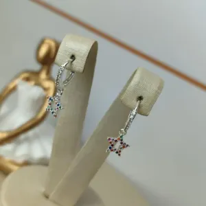 Argola Felícia Color Banhado a Prata