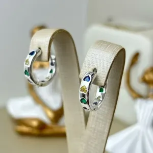 Argola Zayra Banhada a Ouro