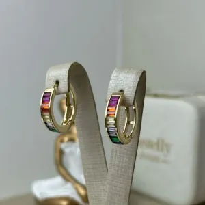 Argola Zircônia Judite Color