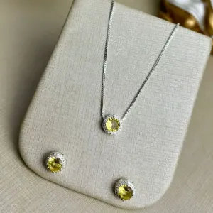 Conjunto  Ponto Luz Amarelo