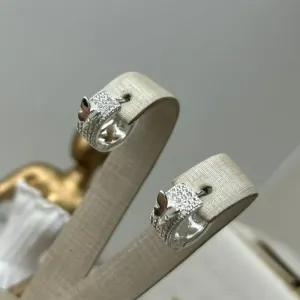 Argola Cravejada  Com  Borboleta M