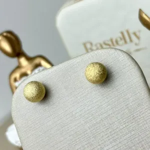 Brinco  Diamantado Banhado a Ouro M