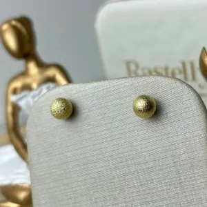 Brinco  Diamantado Banhado a Ouro P