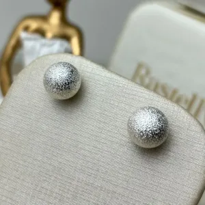 Brinco  Diamantado Banhado a Prata G