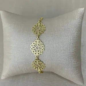 Pulseira Pedras Brancas