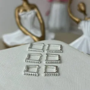 Trio Argola Quadrada com Zircônia