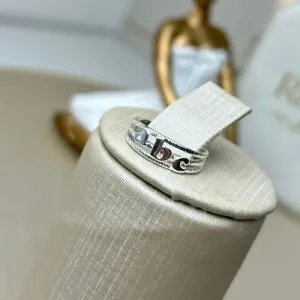 Anel ABC de Formatura Vazado Banhado a Ouro