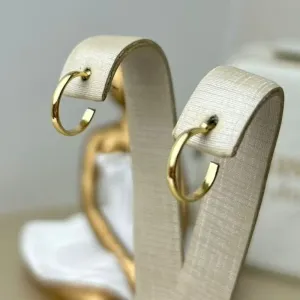 Brinco Argola Banhada a Ouro