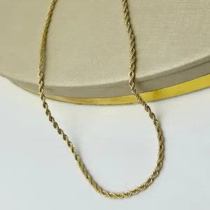 Choker Cordão Baiano Banhada a Ouro