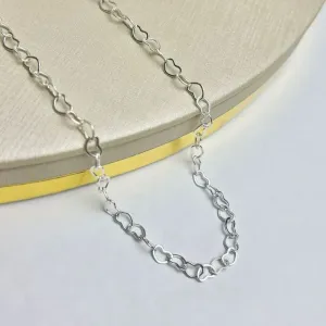 Choker Elo Corações Entrelaçados