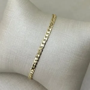 Pulseira Grumet Masculina Banhado a Ouro