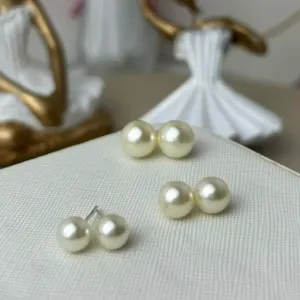 Trio Pérola Banhado a Prata