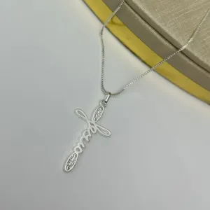 Colar Jesus Cravejado