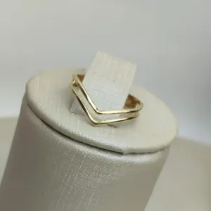 Anel Analice Banhado a Ouro