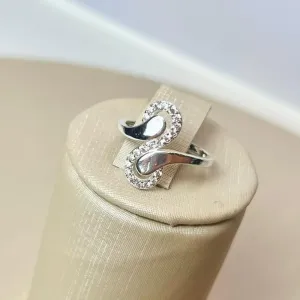 Anel Infinito Cravejado