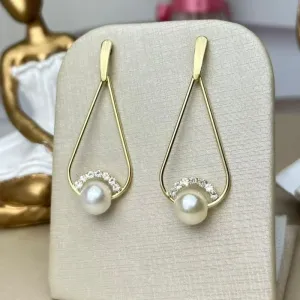 Brinco Jeniffer Banhado a Ouro