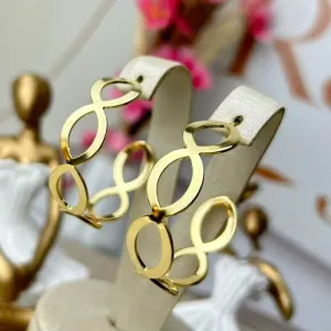 Brinco Mariely Banhado a Ouro