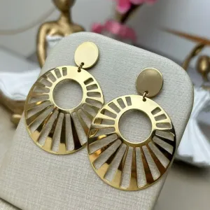 Brinco Melina Banhado a Ouro