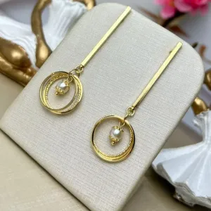 Brinco Selene Banhado a Ouro