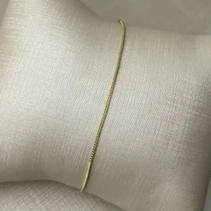 Pulseira Veneziana lisa Banhada a Ouro