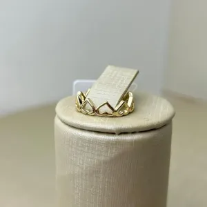 Anel Coração Vazado