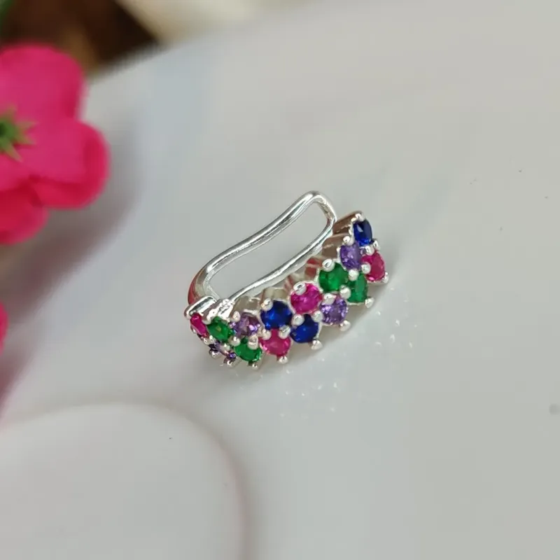 Piercing Fake Cruzado Color