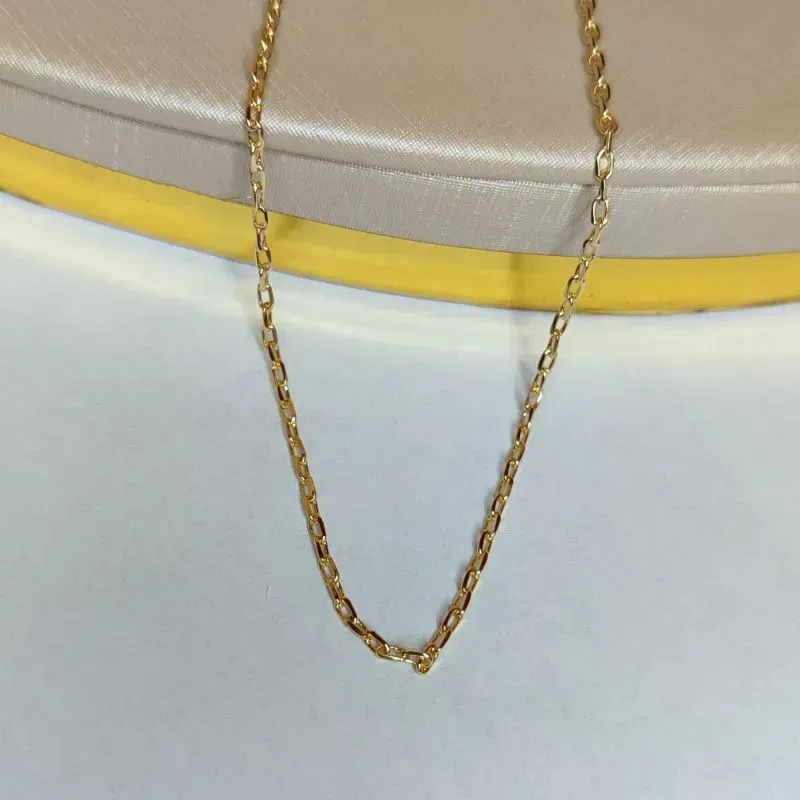 Corrente Cartier Fina Banhado a Ouro