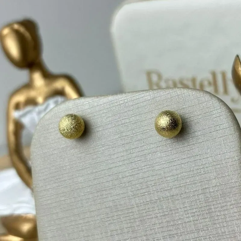 Brinco  Diamantado Banhado a Ouro P