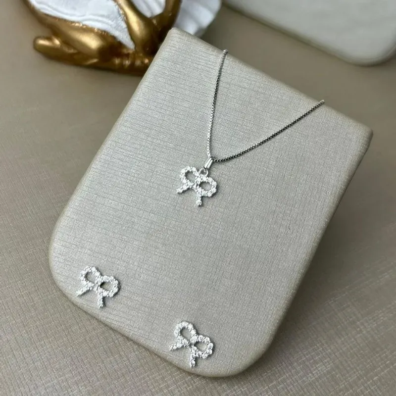 Conjunto Laço Cravejado