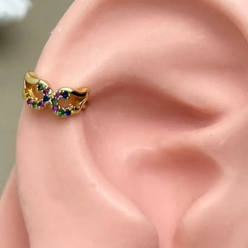 Piercing Fake Máscara Carnaval Color