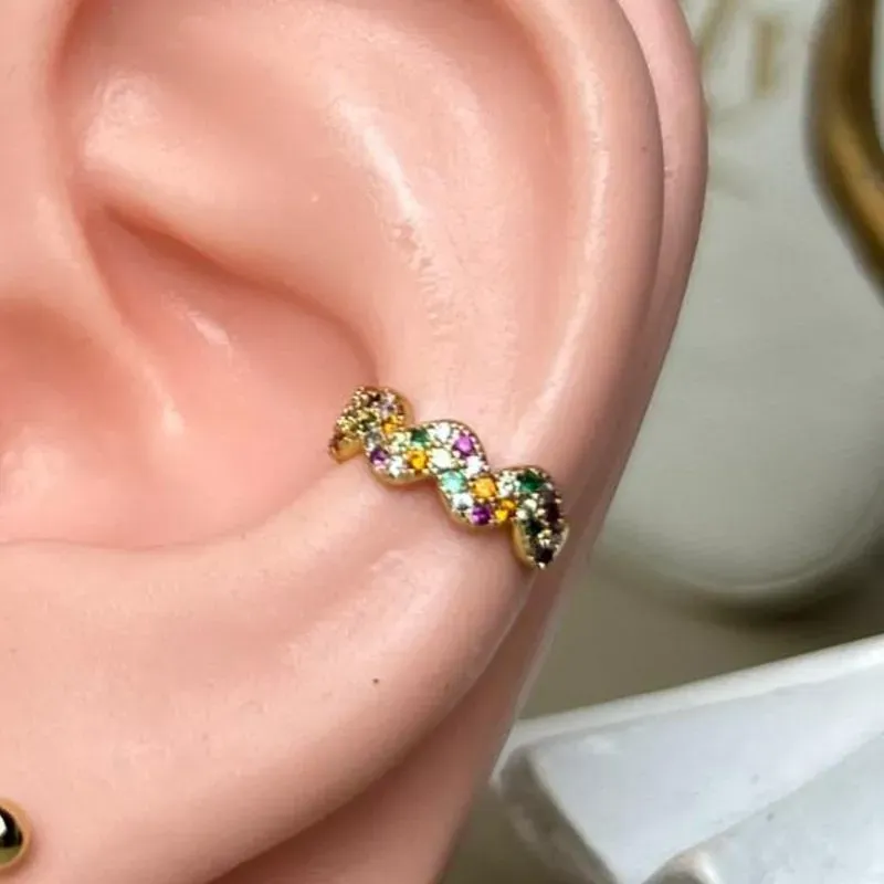 Piercing Fake Ondulado - Color