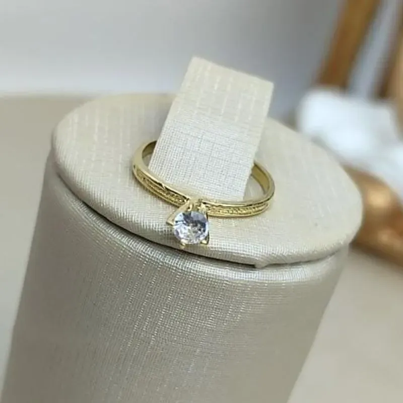 Anel Cibele Banhado a Ouro