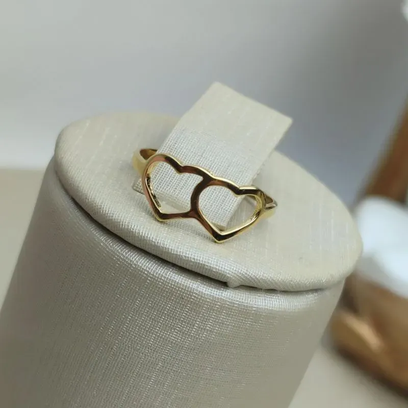 Anel Ilza Banhado a Ouro