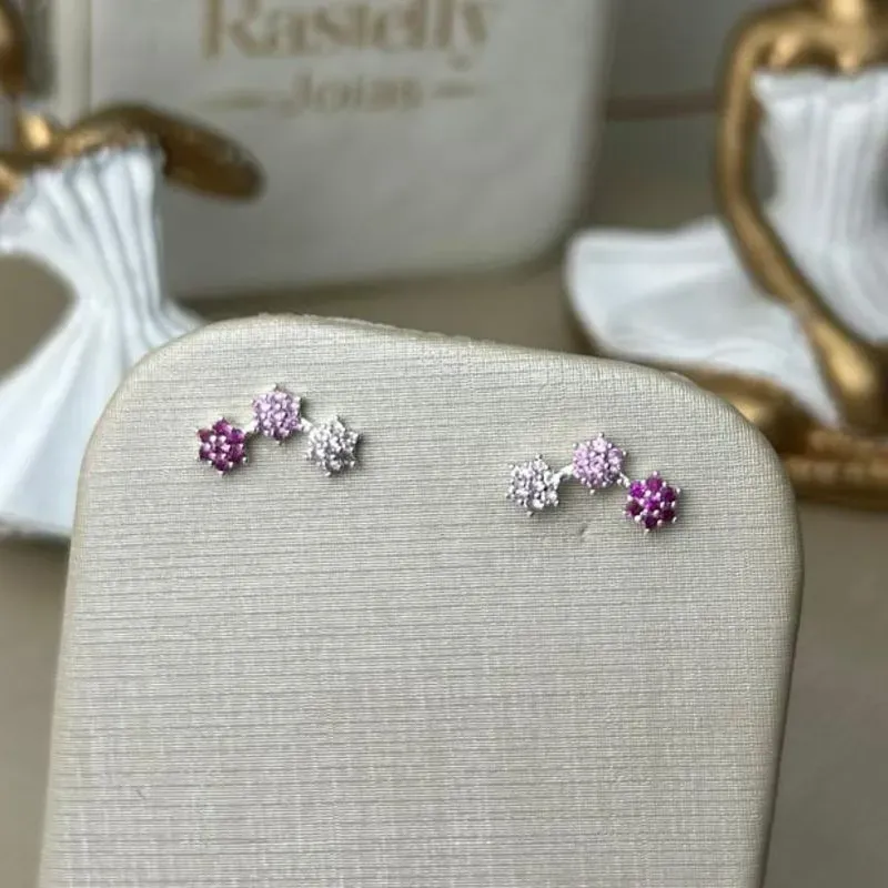 Brinco Mini Ear Cuff De Flores