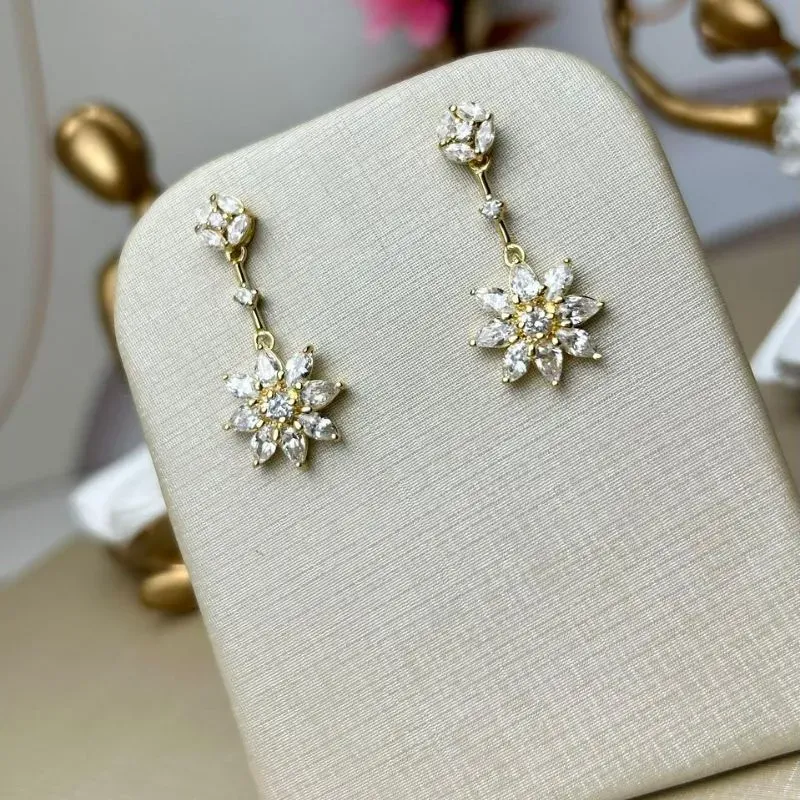 Brinco Paolla Banhado a Ouro