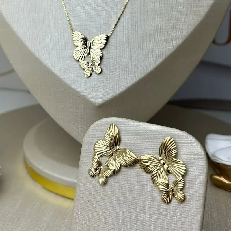 Conjunto Kaila Banhado a Ouro