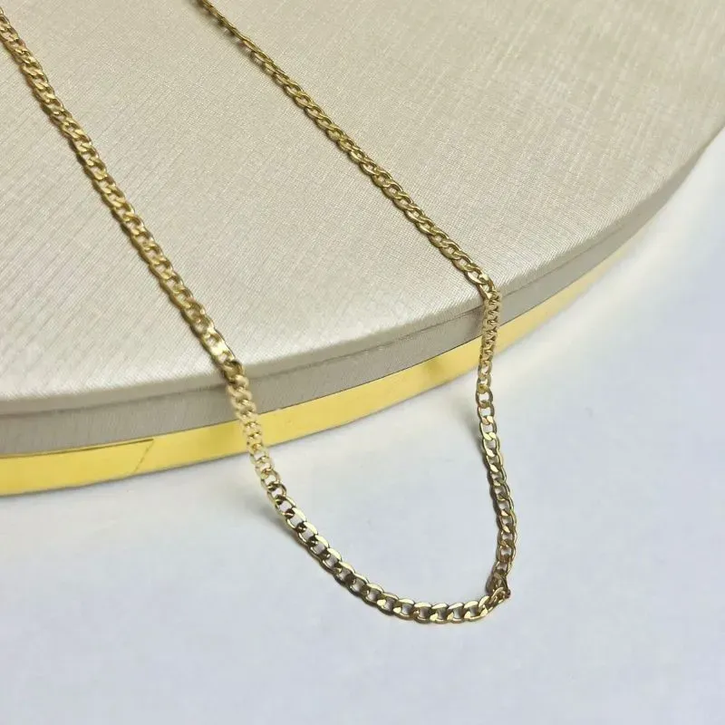 Corrente Masculina Elo Grumet Banhado a Prata