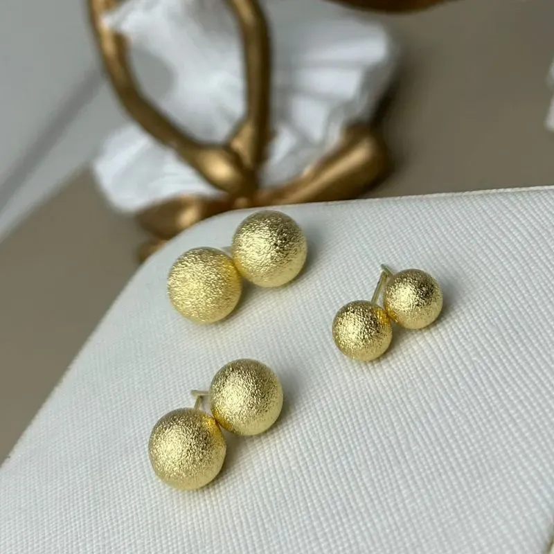 Brinco Trio Diamantado Banhado a Ouro