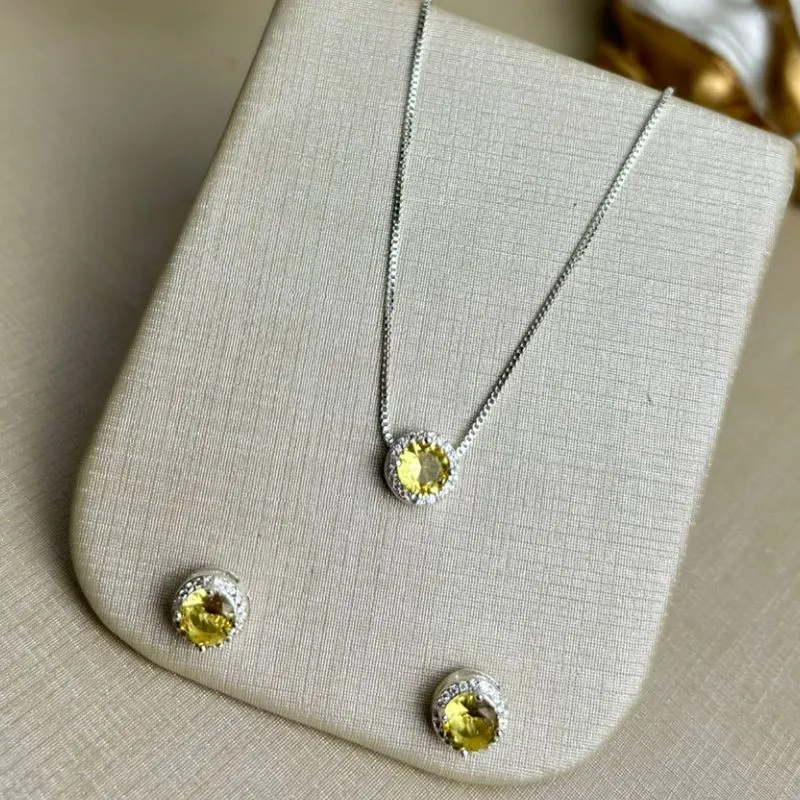Conjunto  Ponto Luz Amarelo