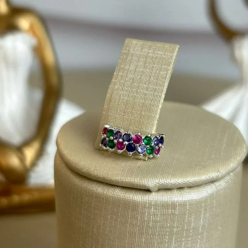 Piercing Fake Cruzado Color
