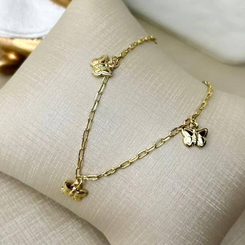 Tornozeleira De Borboleta