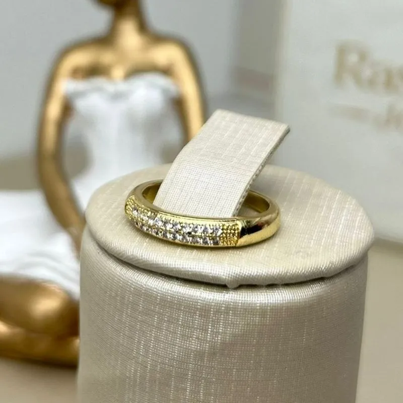 Anel  Boleado  Cravejado