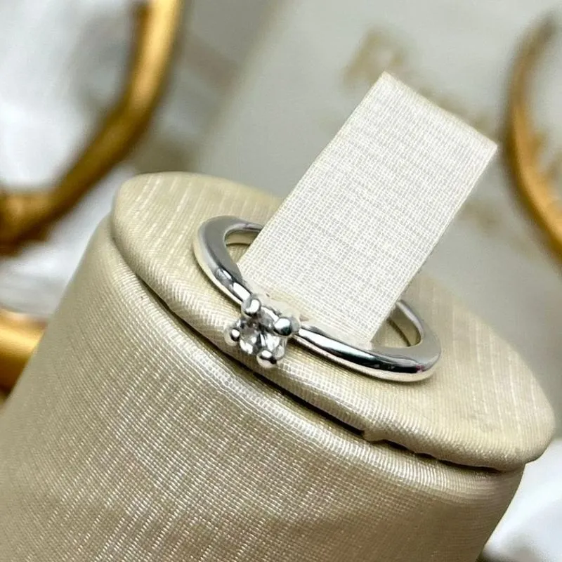 Anel Solitario Boleado Tam-19