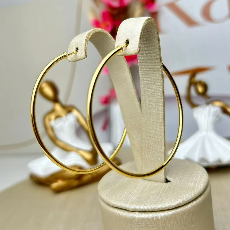 Brinco Africano Boleado Banhado a Ouro