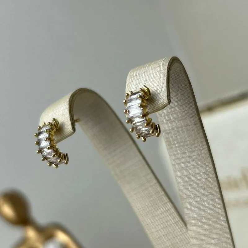 Brinco em Zirconia Cravejado