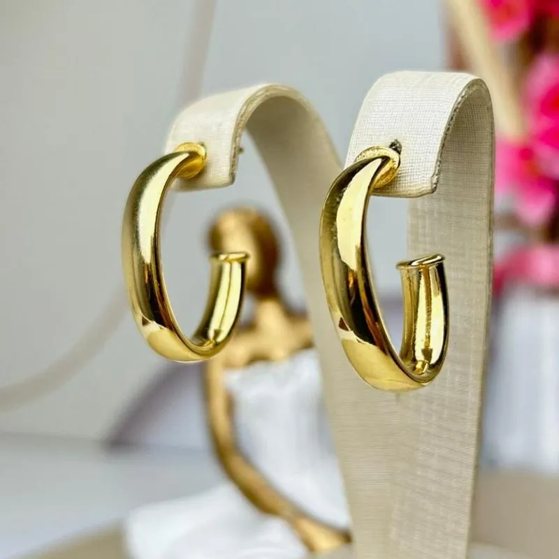 Brinco Jasmim Banhado a Ouro