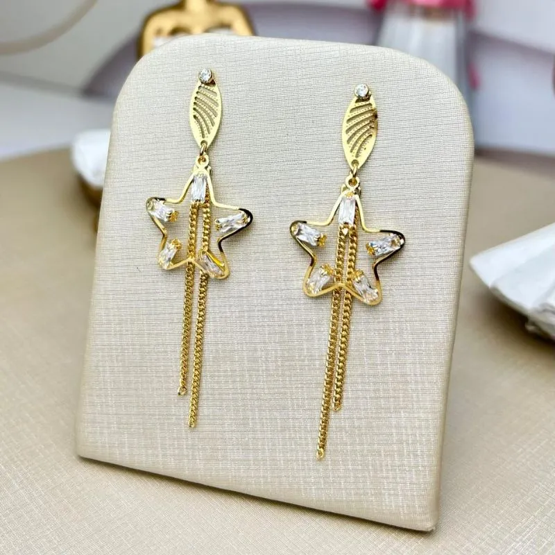 Brinco Rayla Banhado a Ouro